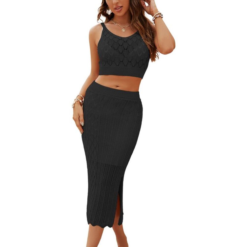Ariel Tesoro Womens 2Pc Top & Skirt Set